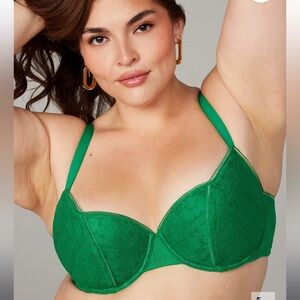 Savage x Fenty Garden Maze Lace Unlined Tulip Plus Bra 40H